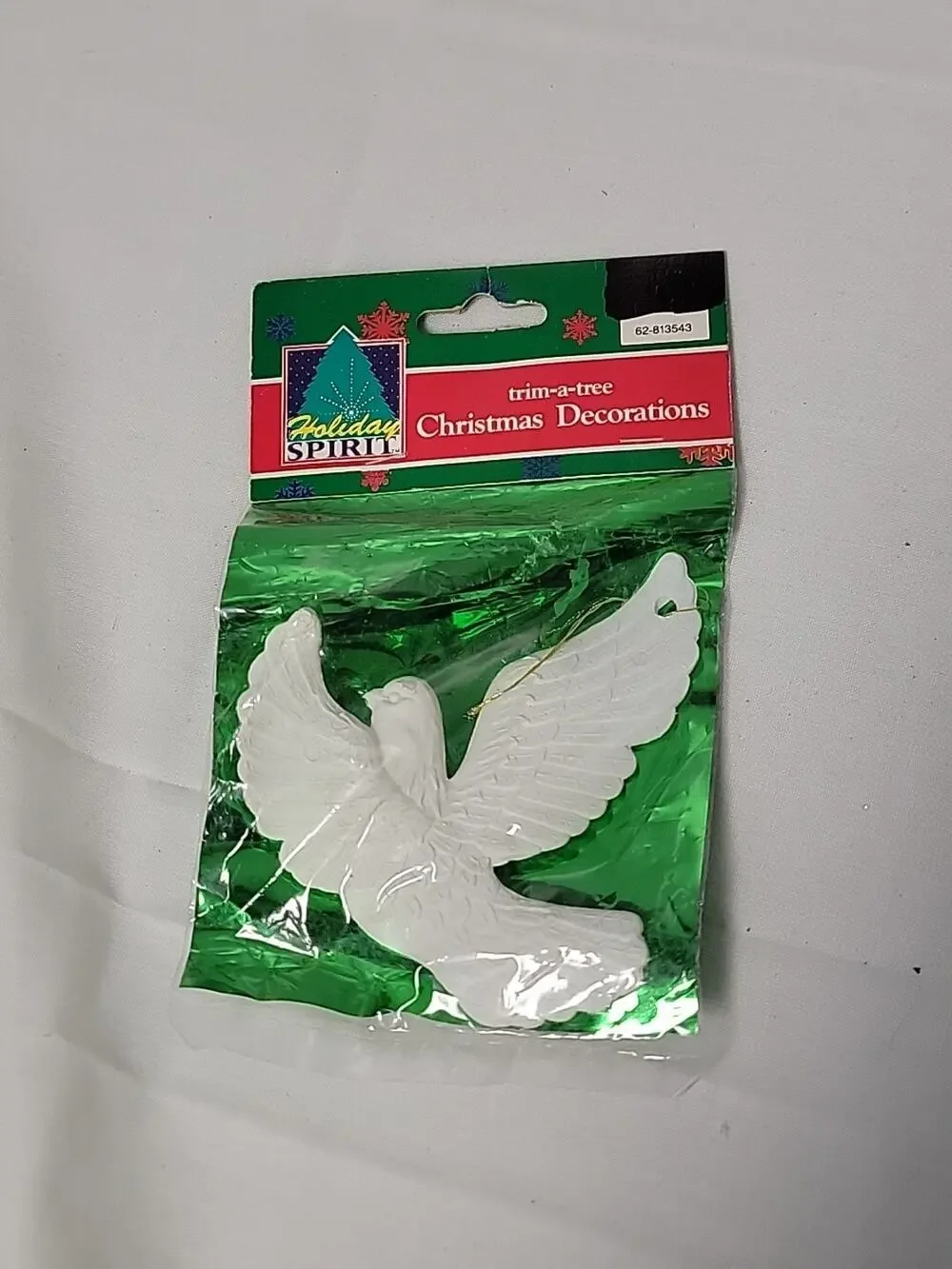 1993 Trim A Tree Vintage Christmas White Dove Ornament Holiday Spirit
